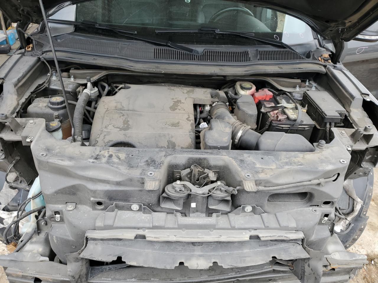 2016 Ford Explorer VIN 1FM5K8F88GGD15296 Copart auction photo, front end damage thumbnail 13