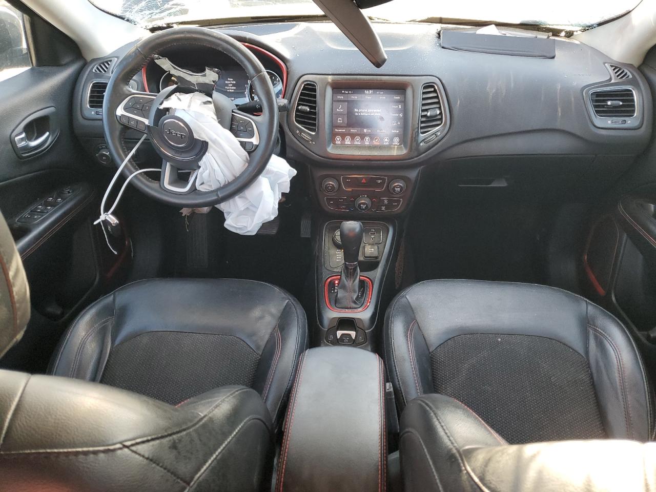 2018 Jeep Compass VIN 3C4NJDDBXJT451124 Copart auction photo, front end damage thumbnail 8