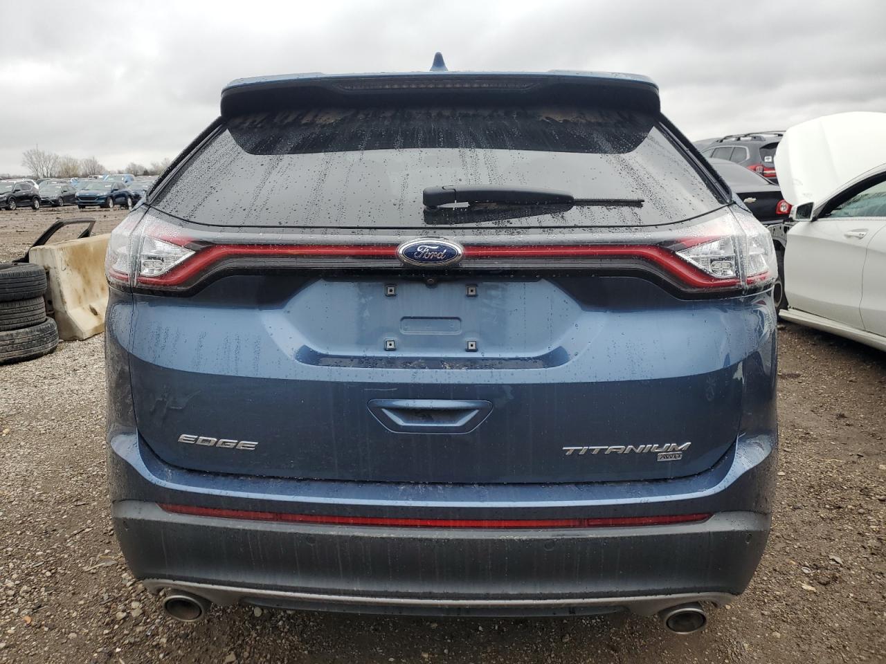 2018 Ford Edge VIN 2FMPK4K84JBC39551 Copart auction photo, side damage thumbnail 6