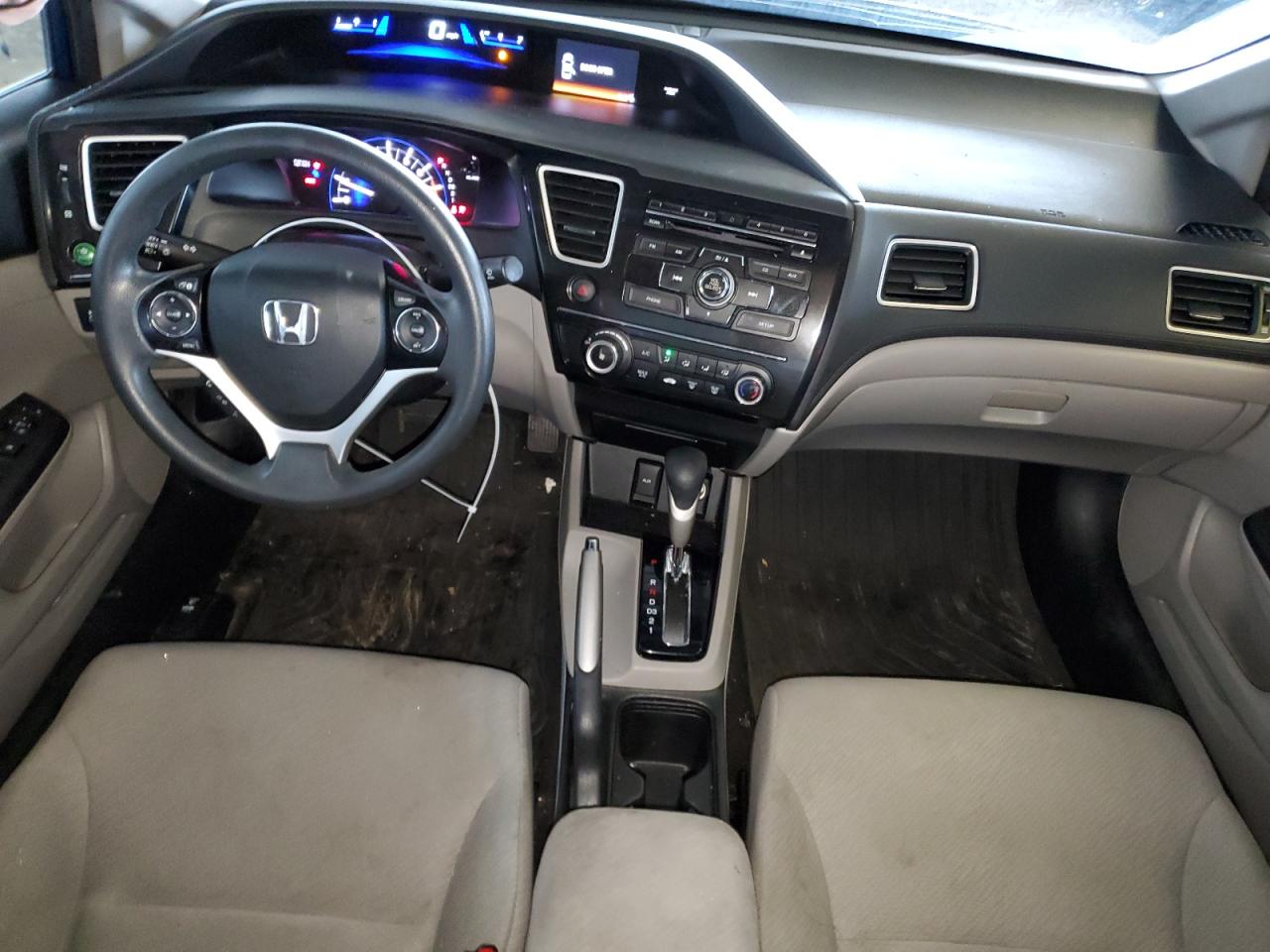 2013 Honda Civic VIN 2HGFB2F50DH548991 Copart auction photo, side / rear end damage thumbnail 8