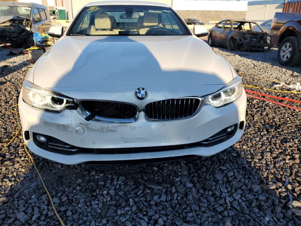 2015 BMW 4er VIN WBA3V5C50FP753849 Copart auction photo, rear end / side damage thumbnail 5
