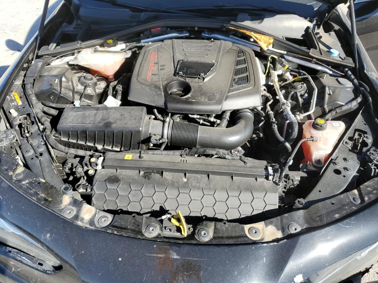 2018 Alfa Romeo Giulia VIN ZARFAEBN5J7573665 Copart auction photo, front end damage thumbnail 12
