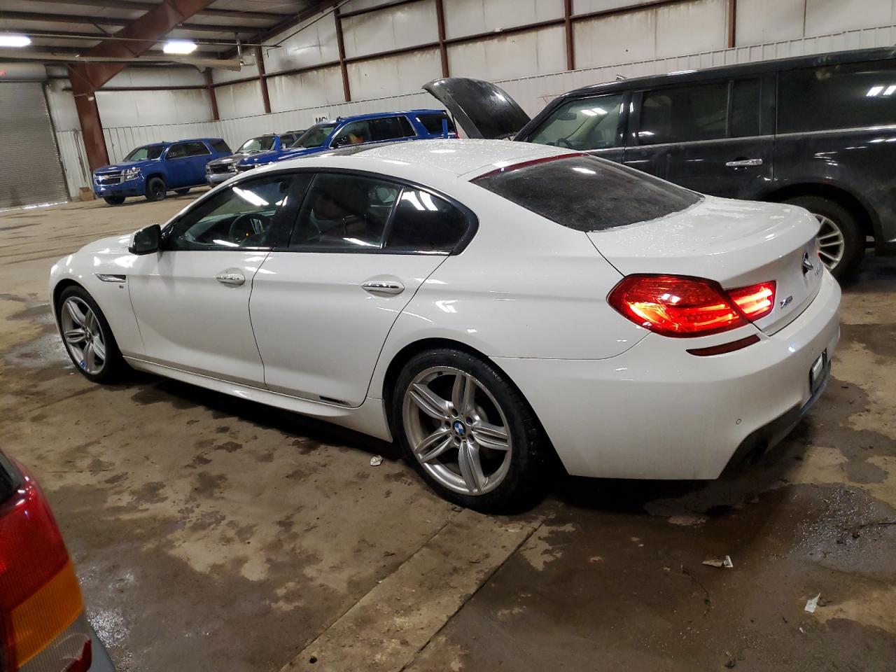 2014 BMW 6er VIN WBA6B8C54ED452749 Copart auction photo, side damage thumbnail 2