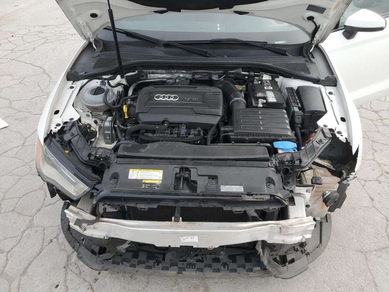 2016 Audi A3 VIN WAUA7GFF0G1042304 Copart auction photo, front end damage thumbnail 11