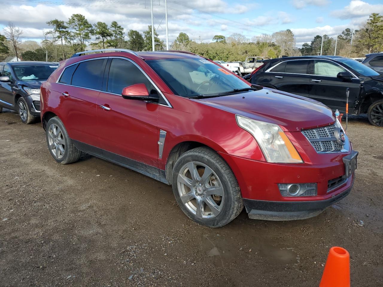 2011 Cadillac SRX VIN 3GYFNCEY4BS532336 Copart auction photo, front end damage thumbnail 4