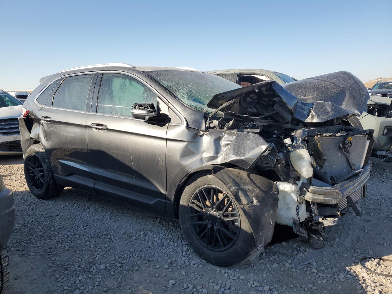 2020 Ford Edge VIN 2FMPK4J94LBA31229 Copart auction photo, all over damage thumbnail 4