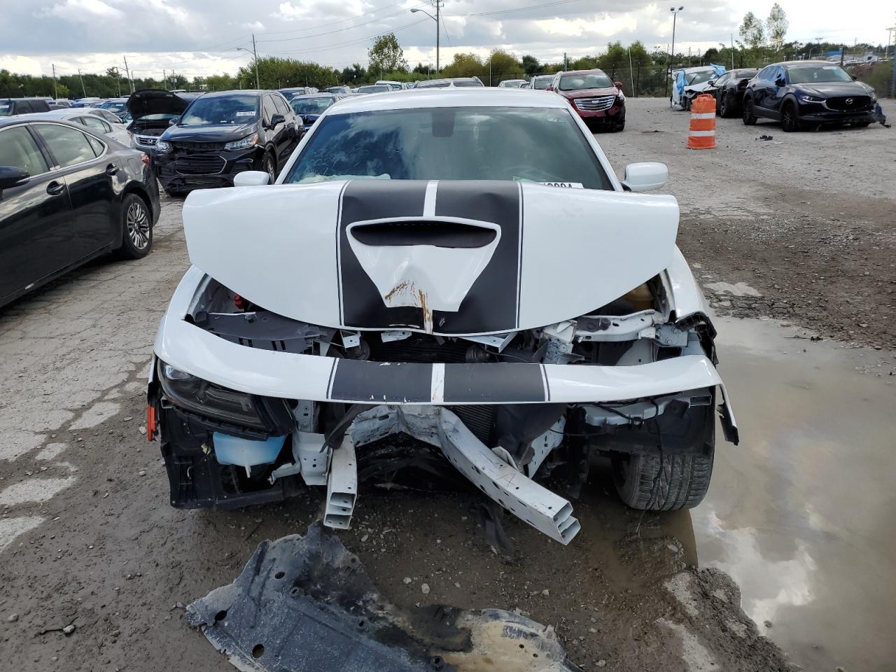 2019 Dodge Charger VIN 2C3CDXHG7KH592270 Copart auction photo, front end damage thumbnail 5