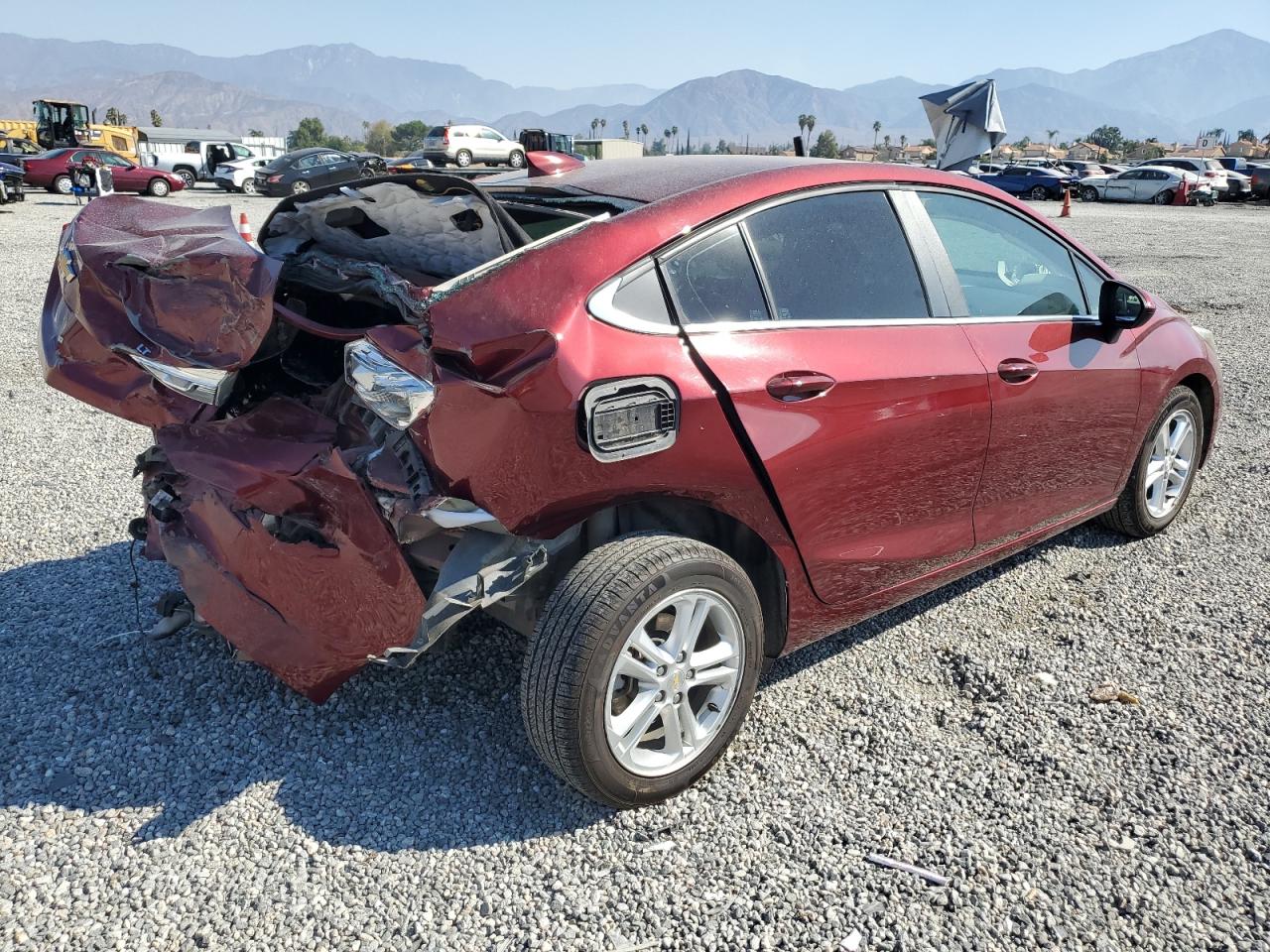 2016 Chevrolet Cruze VIN 1G1BE5SM0G7305340 Copart auction photo, rear end damage thumbnail 3