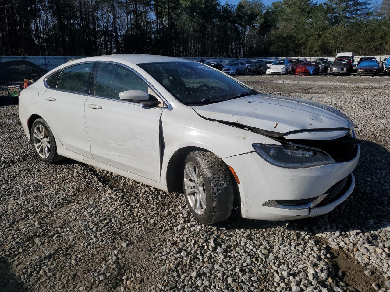 2016 Chrysler 200 VIN 1C3CCCAB3GN151048 Copart auction photo, front end / side damage thumbnail 4