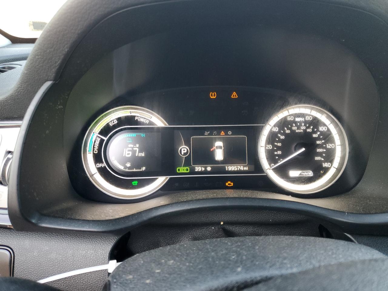 2017 KIA Niro VIN KNDCC3LCXH5037244 Copart auction photo, normal wear damage thumbnail 9