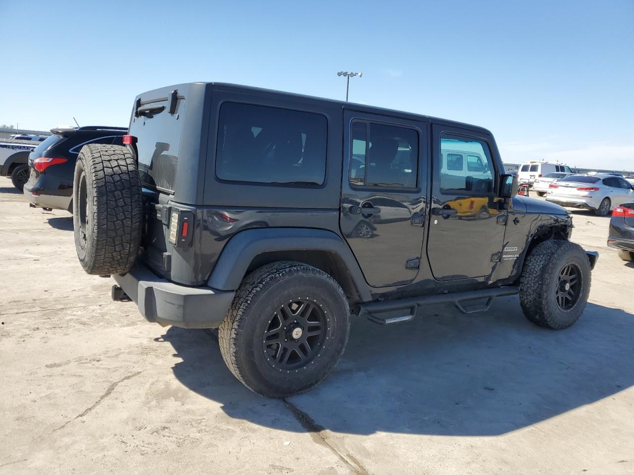 2017 Jeep Wrangler VIN 1C4BJWDG6HL540351 Copart auction photo, front end damage thumbnail 3