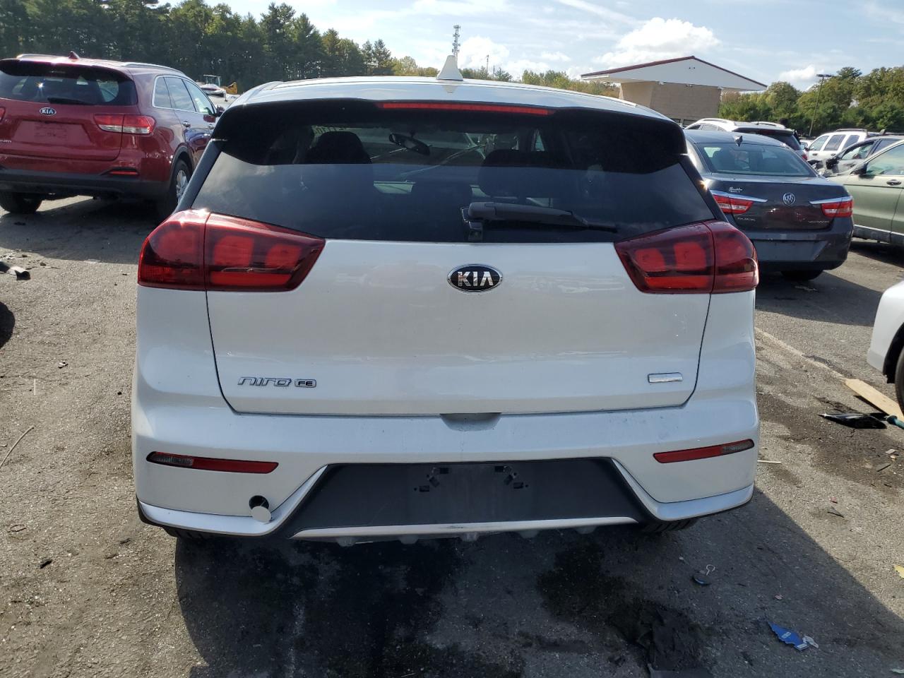 2017 KIA Niro VIN KNDCB3LC1H5048877 Copart auction photo, front end / side damage thumbnail 6