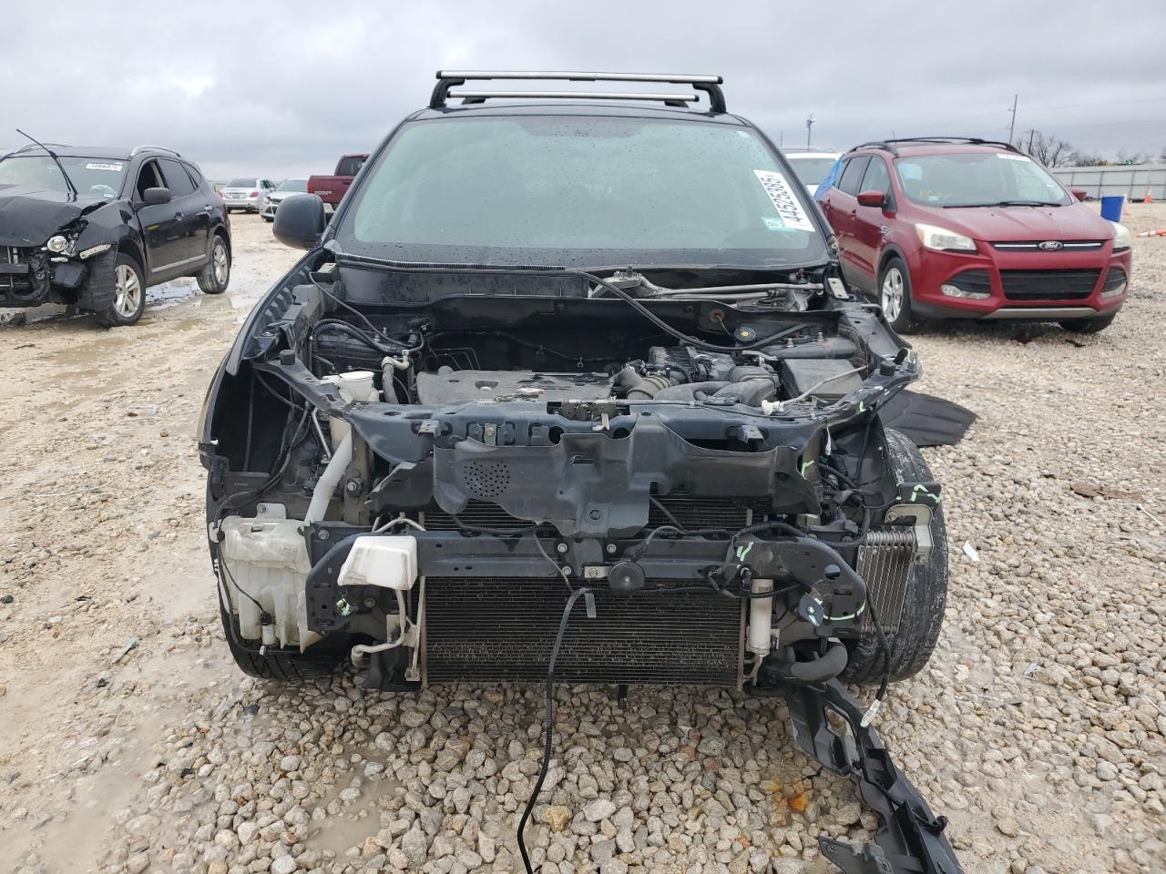 2014 Mitsubishi Outlander VIN 4A4AP3AU9EE003002 Copart auction photo, side / front end damage thumbnail 5