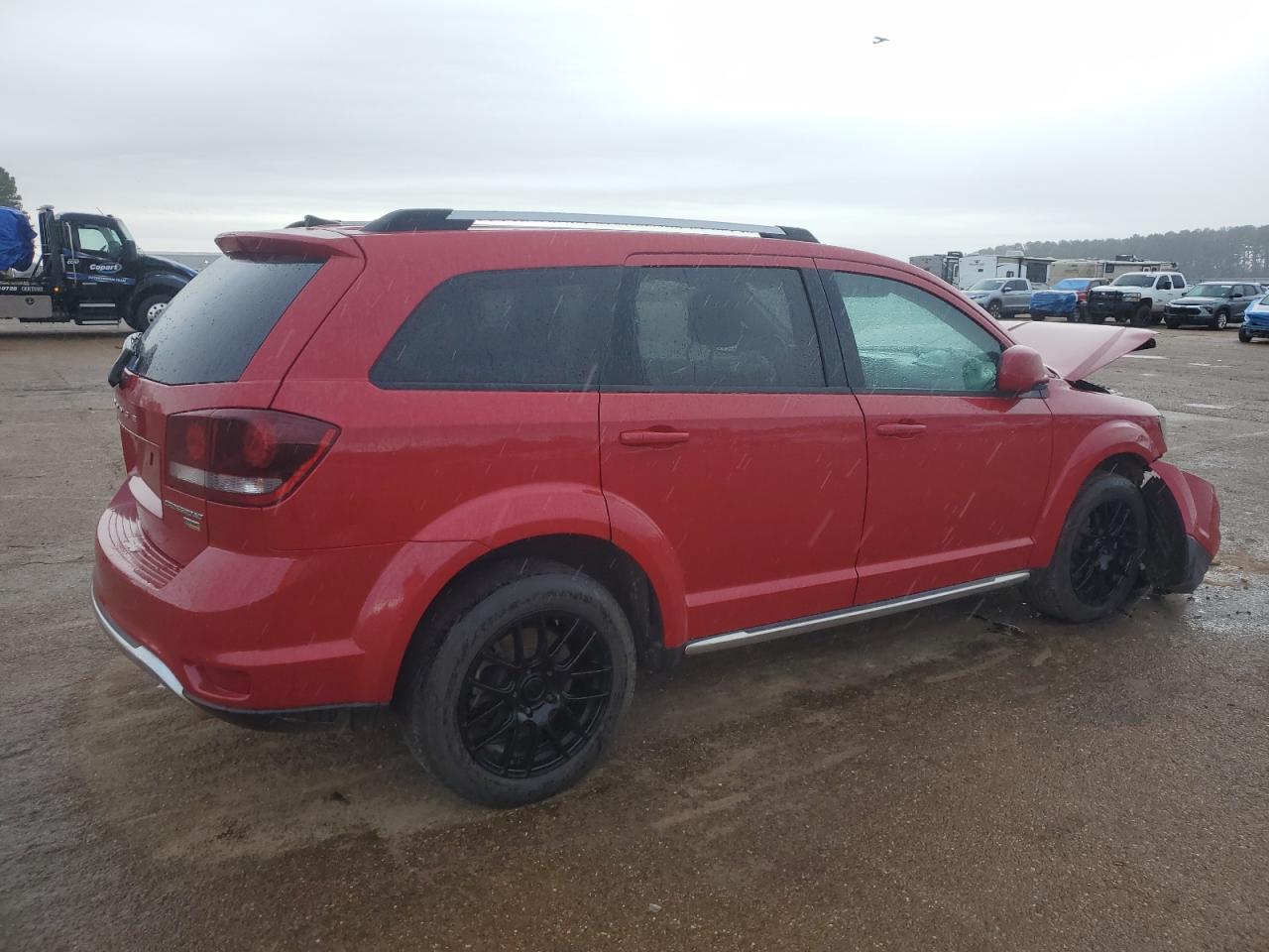 2018 Dodge Journey VIN 3C4PDCGG0JT504849 Copart auction photo, front end / minor dent/scratches damage thumbnail 3