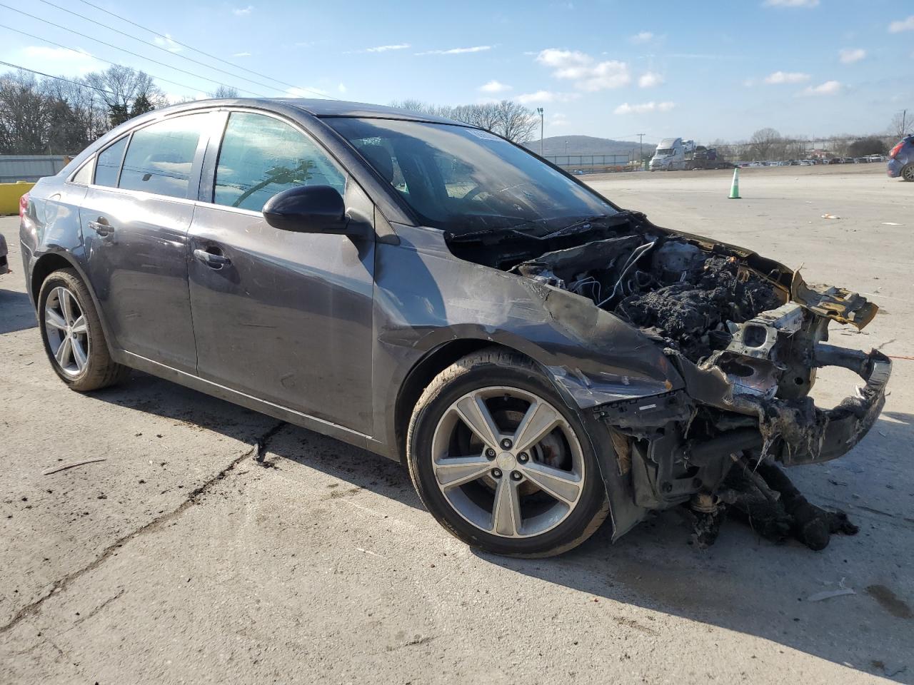 2015 Chevrolet Cruze VIN 1G1PE5SB8F7298964 Copart auction photo, burn - engine damage thumbnail 4