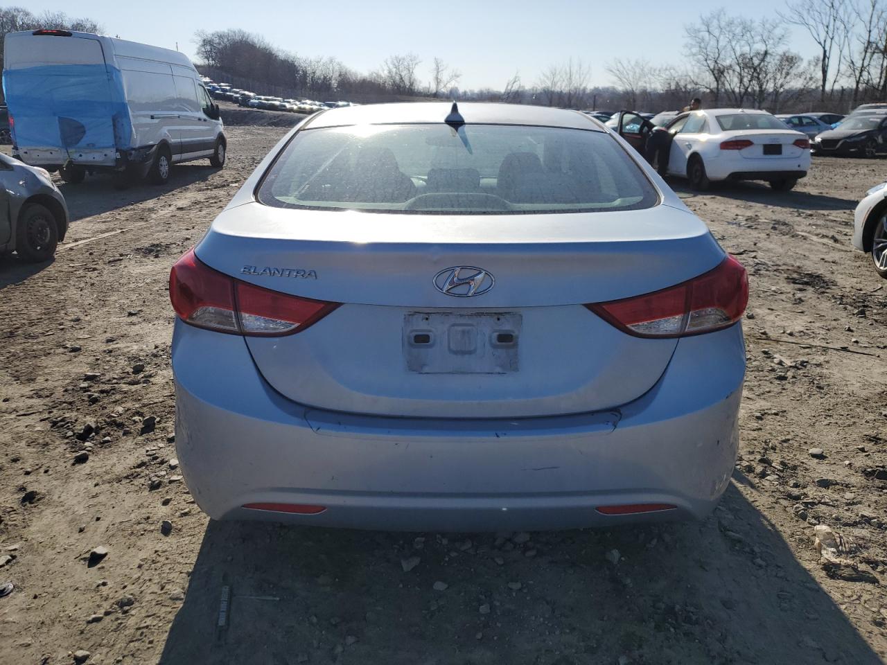 2013 Hyundai Elantra VIN KMHDH4AE4DU591939 Copart auction photo, minor dent/scratches damage thumbnail 6