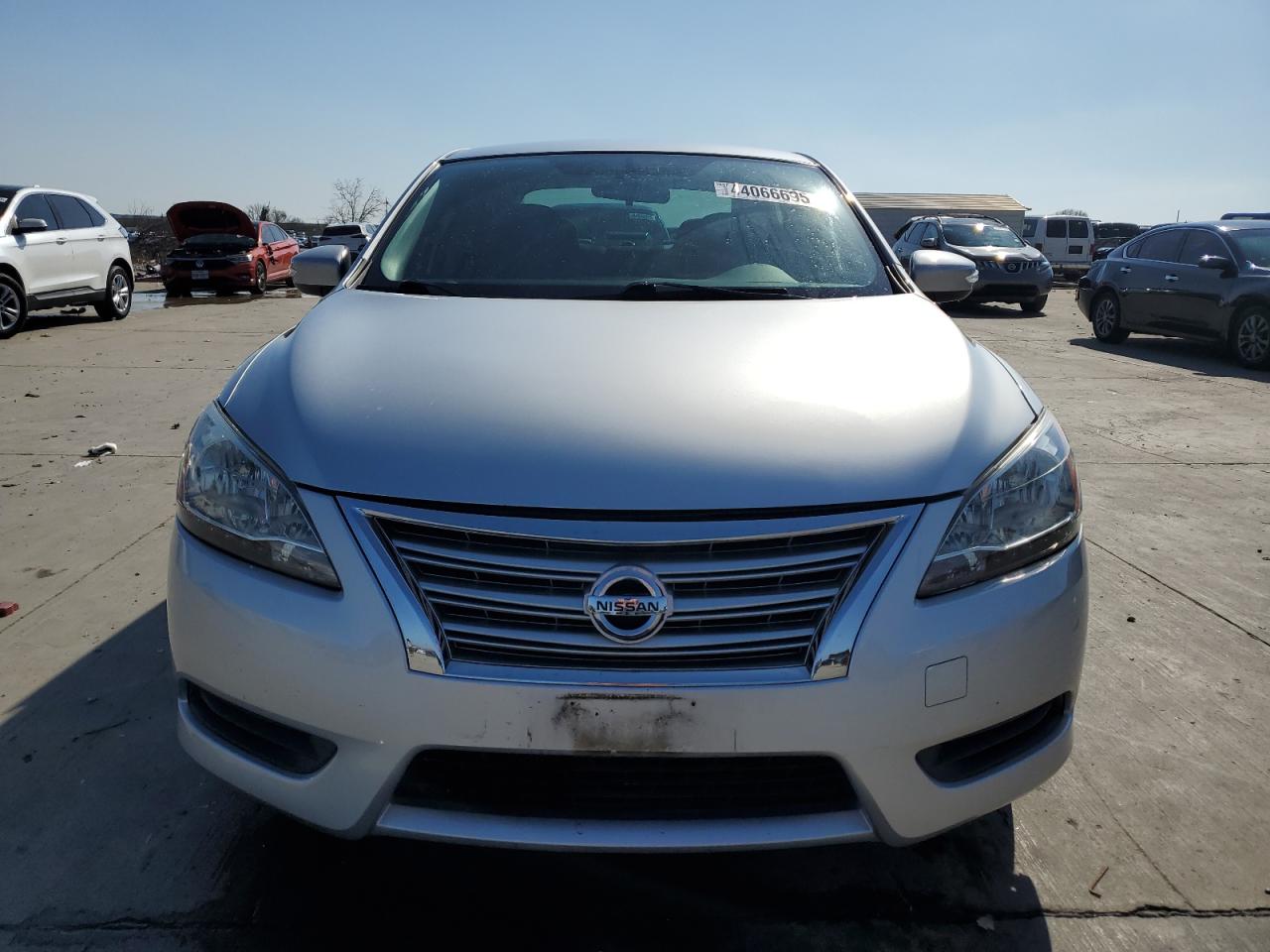 2014 Nissan Sentra VIN 3N1AB7AP6EY307756 Copart auction photo, side / damage history damage thumbnail 5