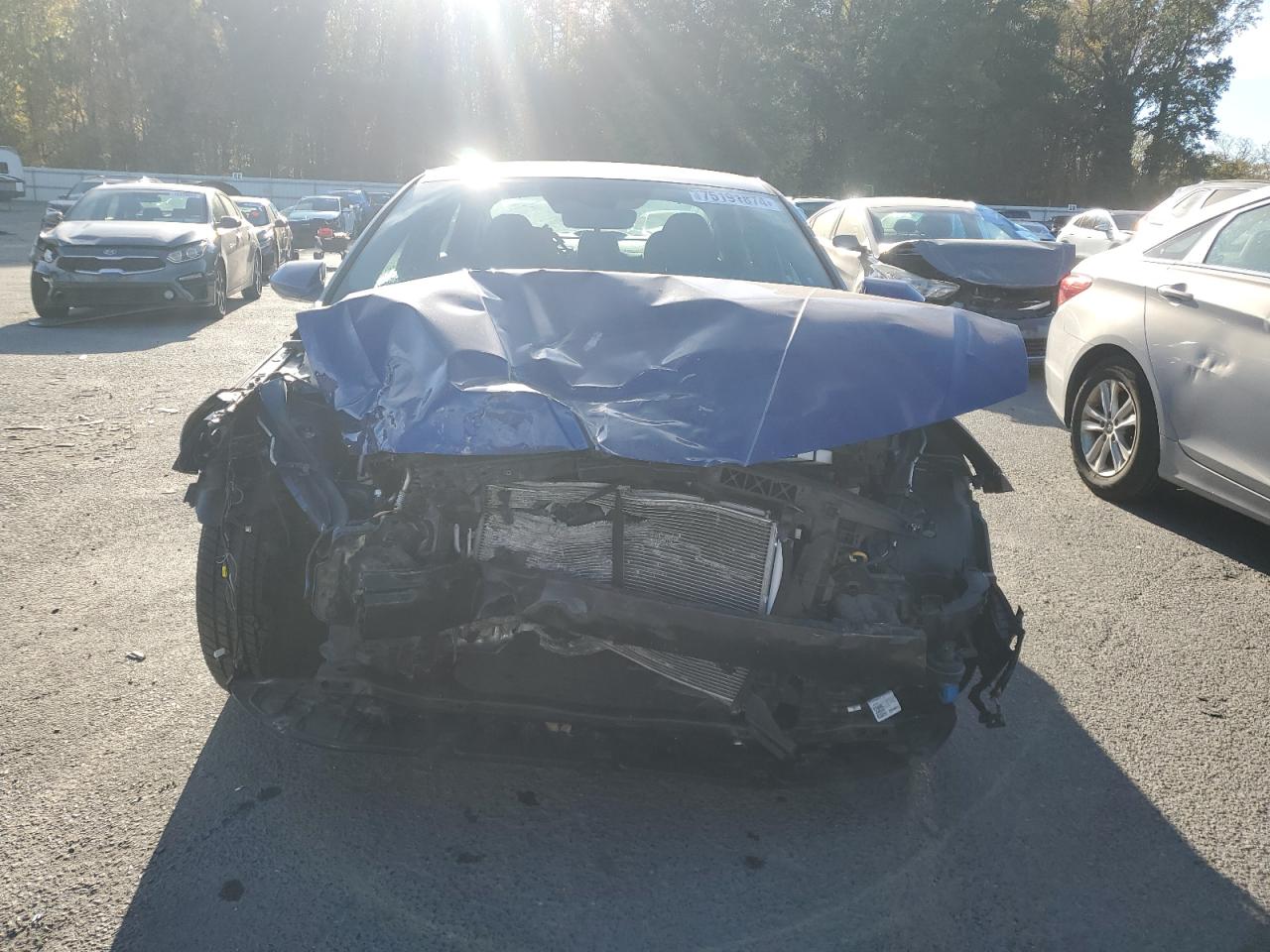 2021 Hyundai Elantra VIN 5NPLM4AG9MH020115 Copart auction photo, front end damage thumbnail 5