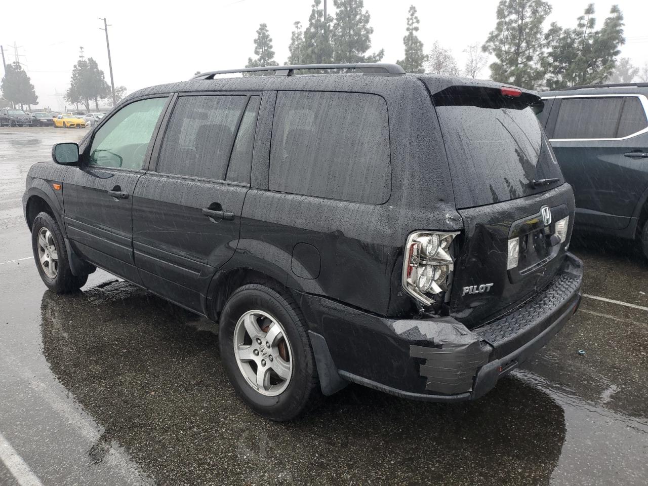 2007 Honda Pilot VIN 2HKYF18717H526515 Copart auction photo, rear end damage thumbnail 2