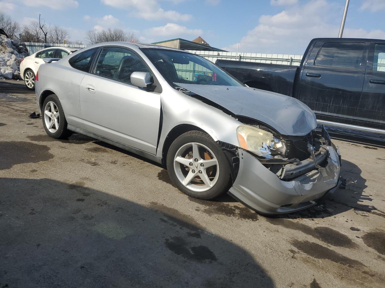 2004 Acura RSX VIN JH4DC54824S004677 Copart auction photo, front end damage thumbnail 4