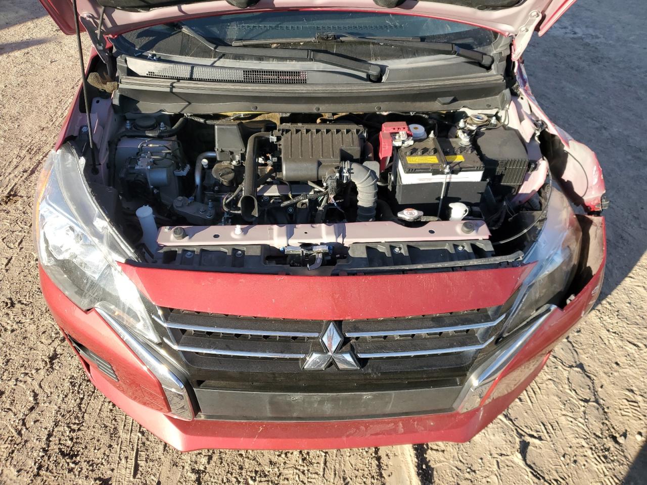 2021 Mitsubishi Mirage VIN ML32AUHJ9MH004357 Copart auction photo, side / minor dent/scratches damage thumbnail 11