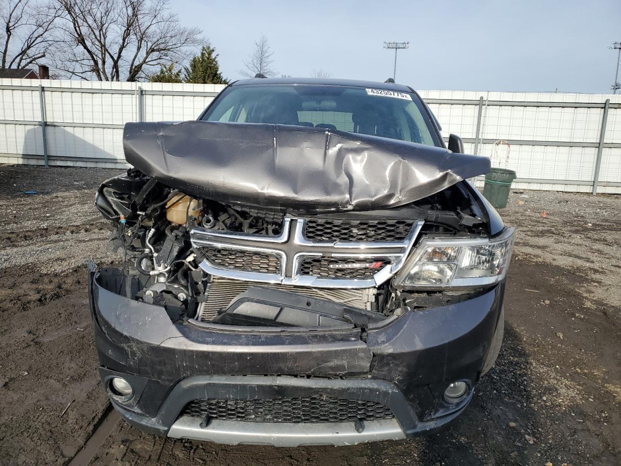 2016 Dodge Journey VIN 3C4PDDBG3GT209007 Copart auction photo, front end / minor dent/scratches damage thumbnail 5
