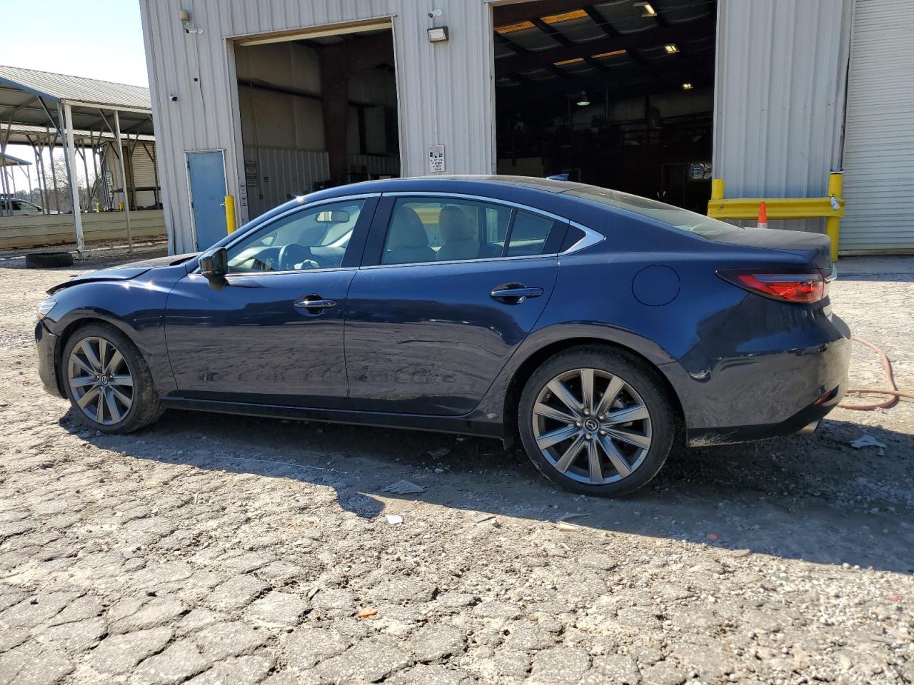 2018 Mazda 6 VIN JM1GL1TY7J1314947 Copart auction photo, front end damage thumbnail 2