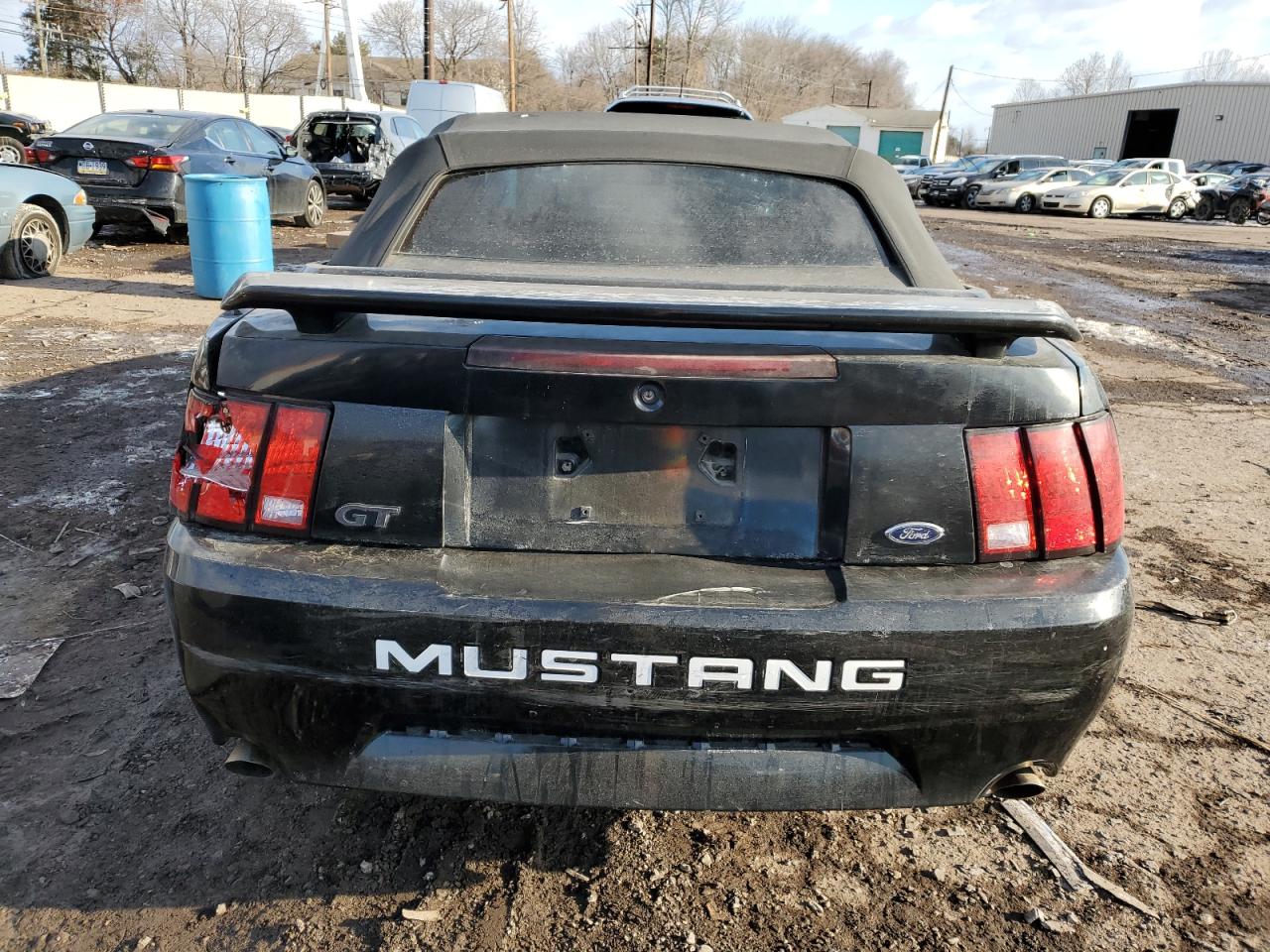 2002 Ford Mustang VIN 1FAFP45X02F174563 Copart auction photo, rear end damage thumbnail 6