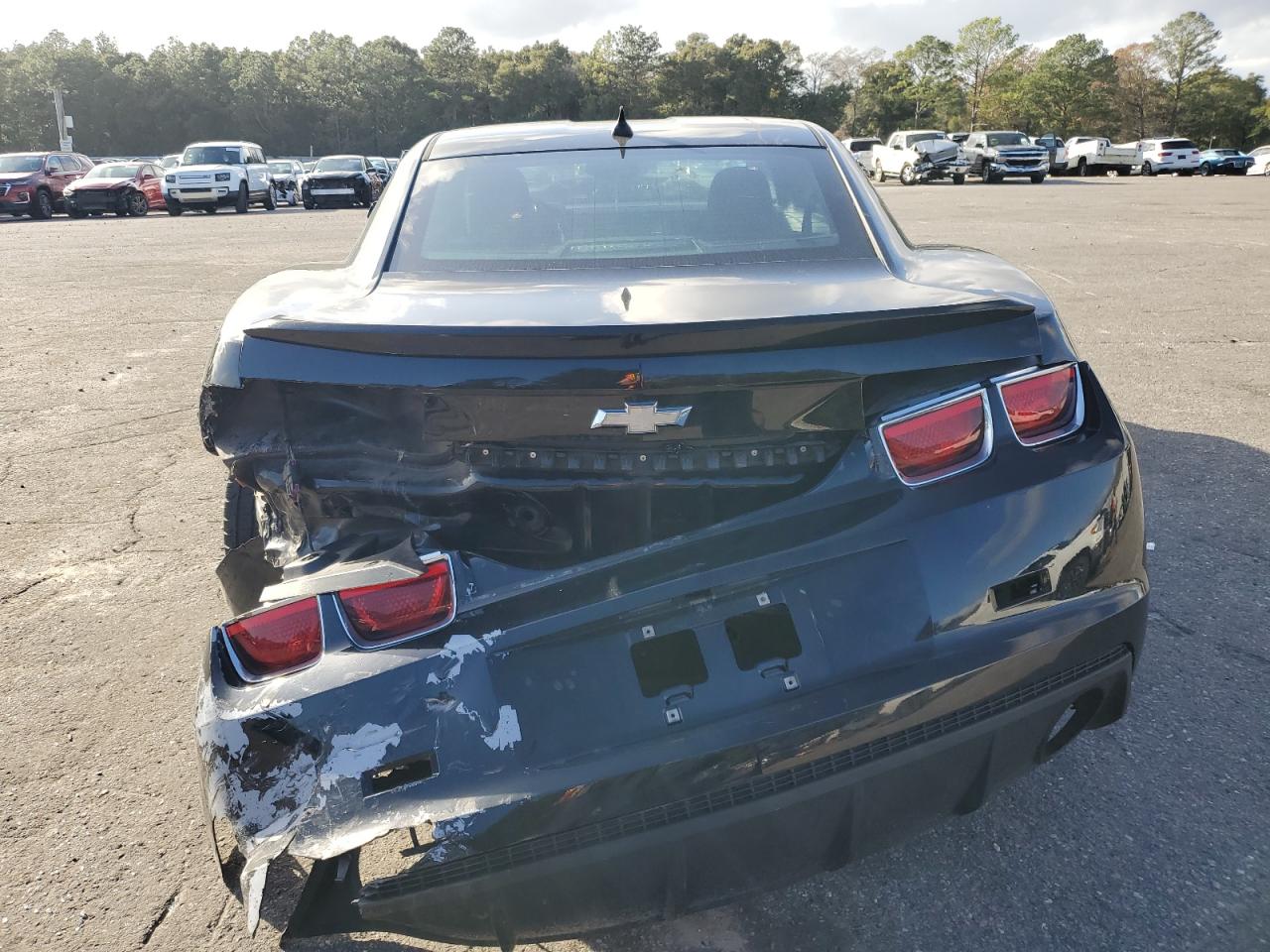2012 Chevrolet Camaro VIN 2G1FA1E39C9195762 Copart auction photo, all over damage thumbnail 6