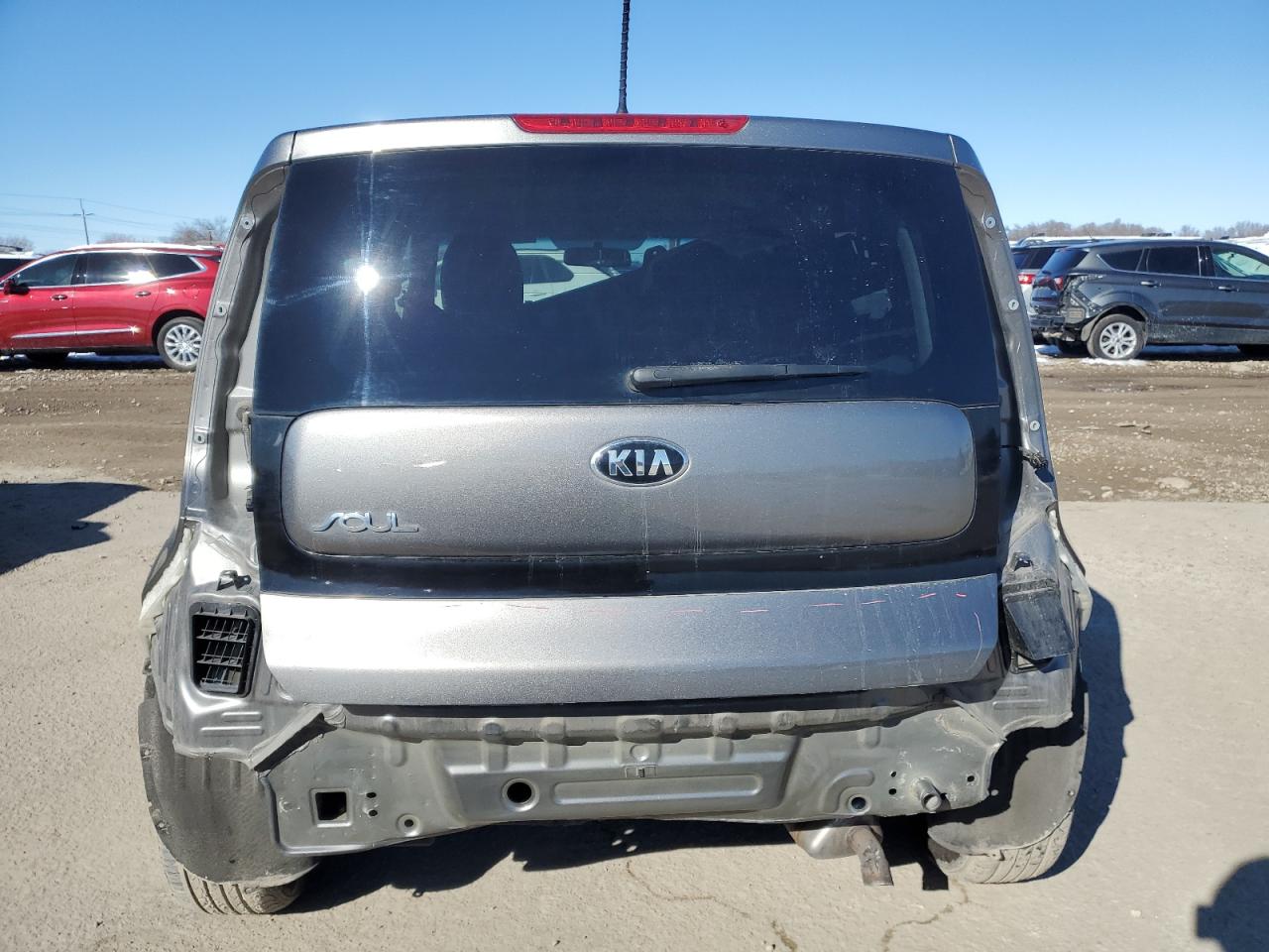 2016 KIA Soul VIN KNDJN2A28G7280785 Copart auction photo, rear end damage thumbnail 6