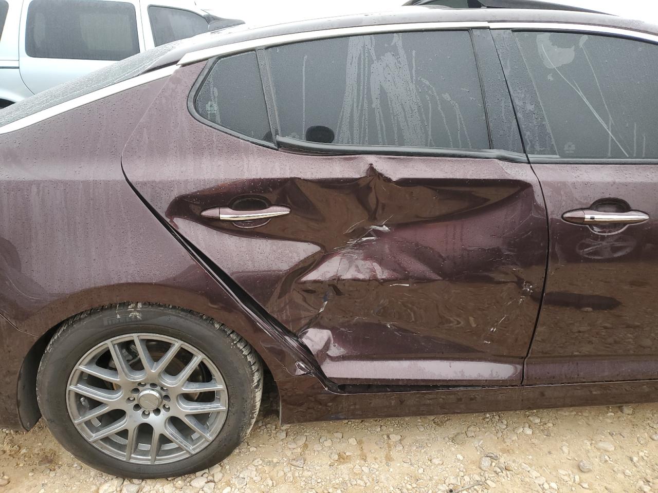 2014 KIA Optima VIN 5XXGN4A77EG291010 Copart auction photo, all over damage thumbnail 10