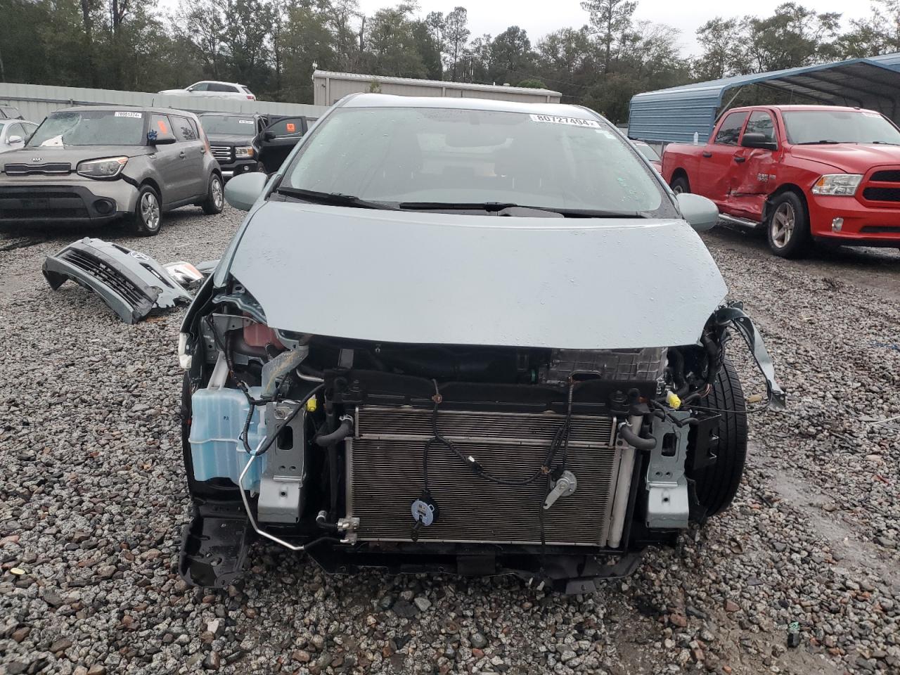 2014 Toyota Prius VIN JTDKN3DU4E1829163 Copart auction photo, front end damage thumbnail 5