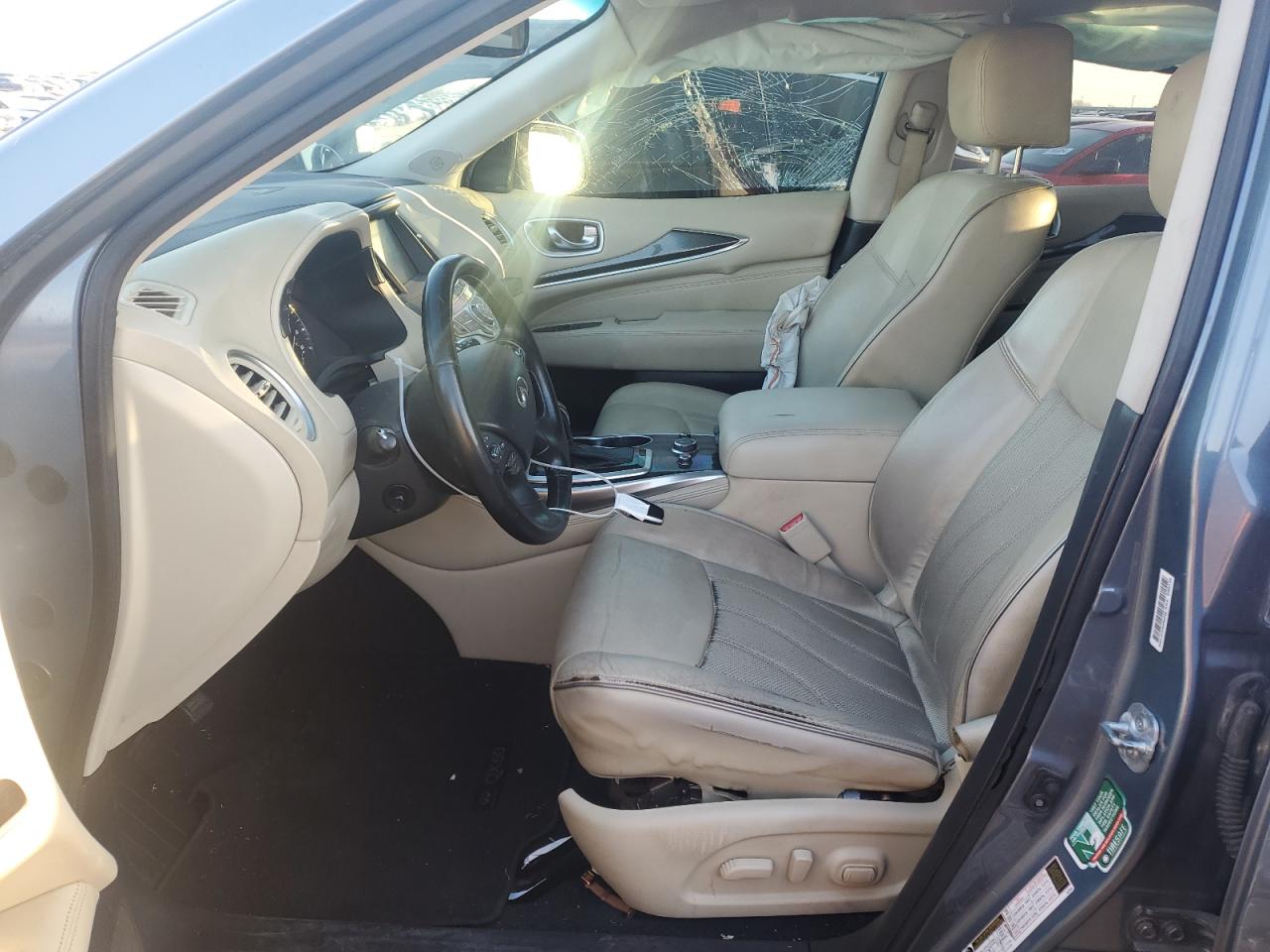 2017 Infiniti QX60 VIN 5N1DL0MNXHC507248 Copart auction photo, side damage thumbnail 7