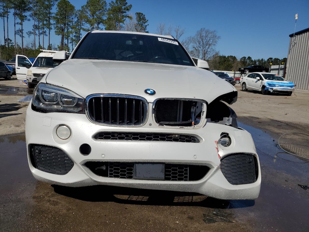 2017 BMW X5 VIN 5UXKR0C55H0U52963 Copart auction photo, front end damage thumbnail 5