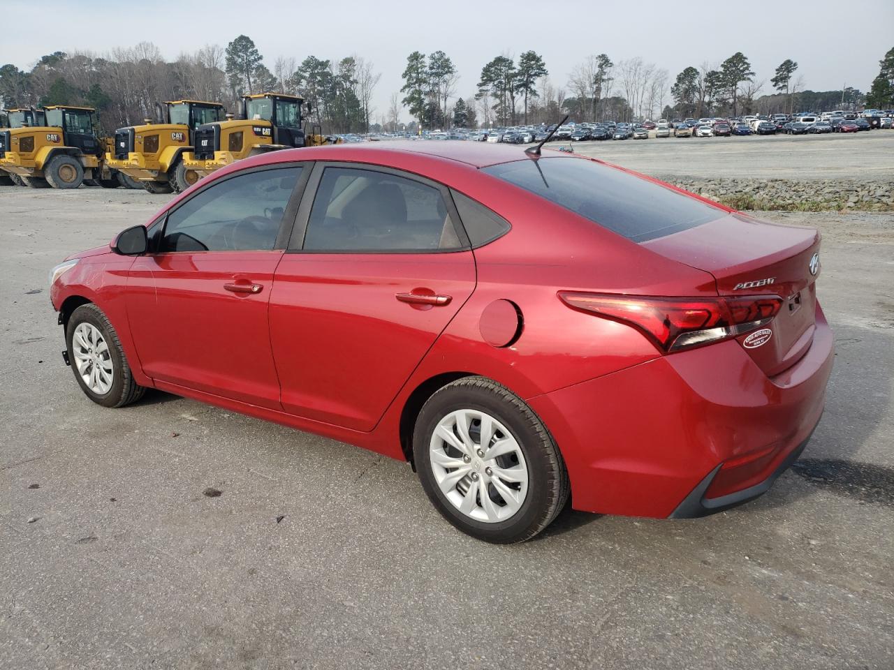 2018 Hyundai Accent VIN 3KPC24A3XJE025603 Copart auction photo, front end damage thumbnail 2