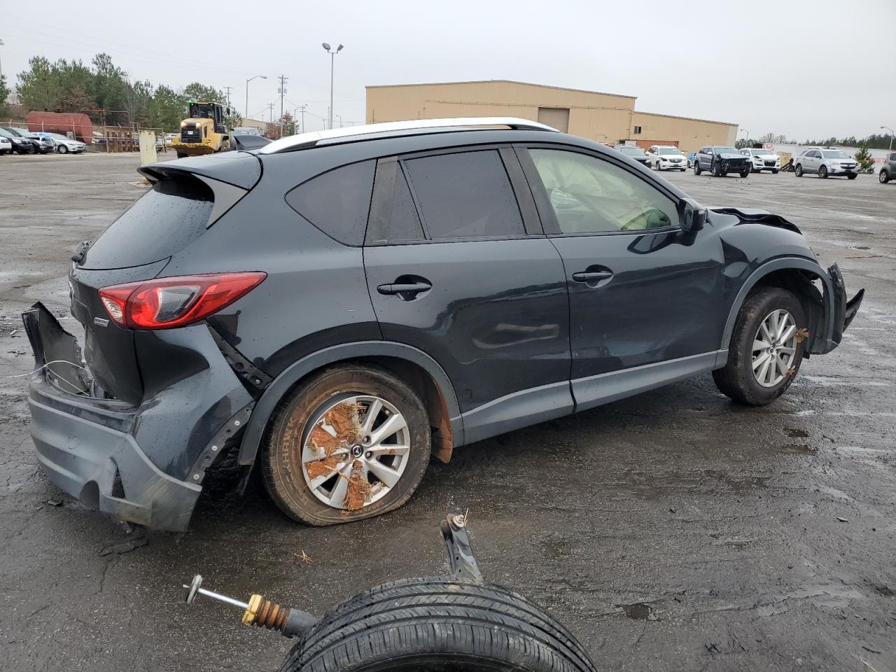 2015 Mazda CX-5 VIN JM3KE2CY8F0520454 Copart auction photo, all over damage thumbnail 3