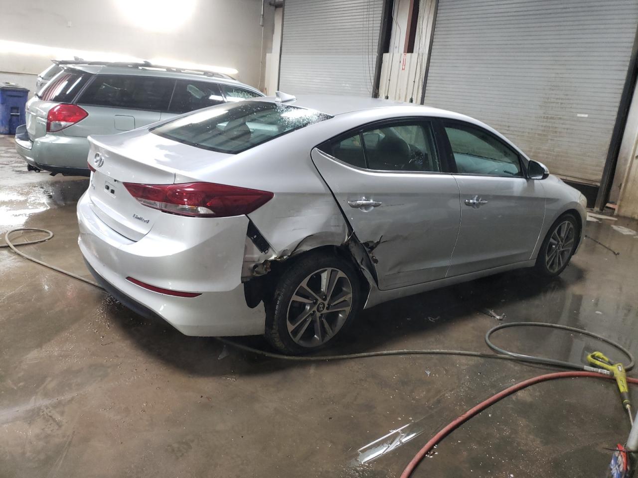 2017 Hyundai Elantra VIN 5NPD84LF2HH130412 Copart auction photo, side / rear end damage thumbnail 3