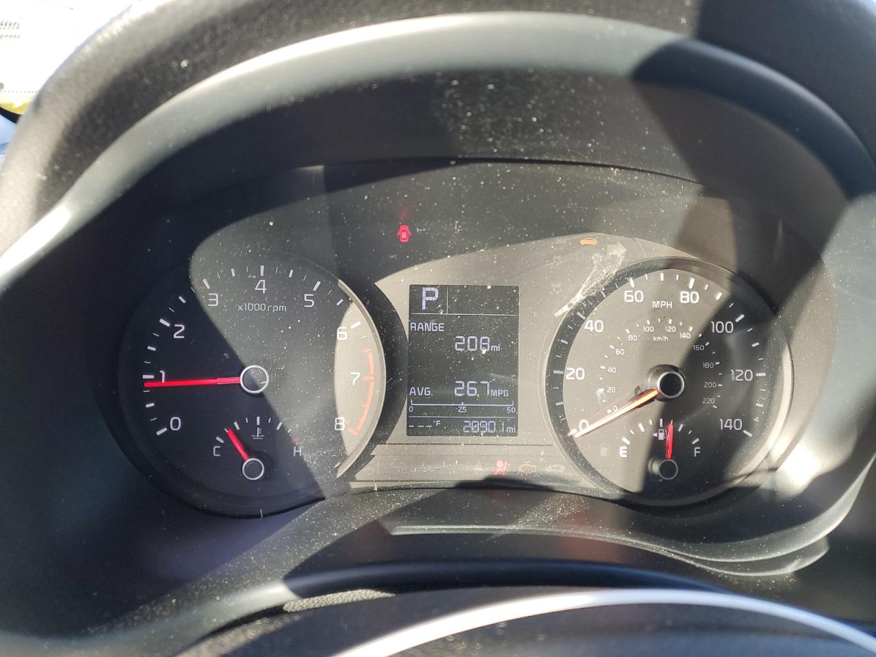 2021 KIA Rio VIN 3KPA24ADXME384910 Copart auction photo, front end damage thumbnail 9