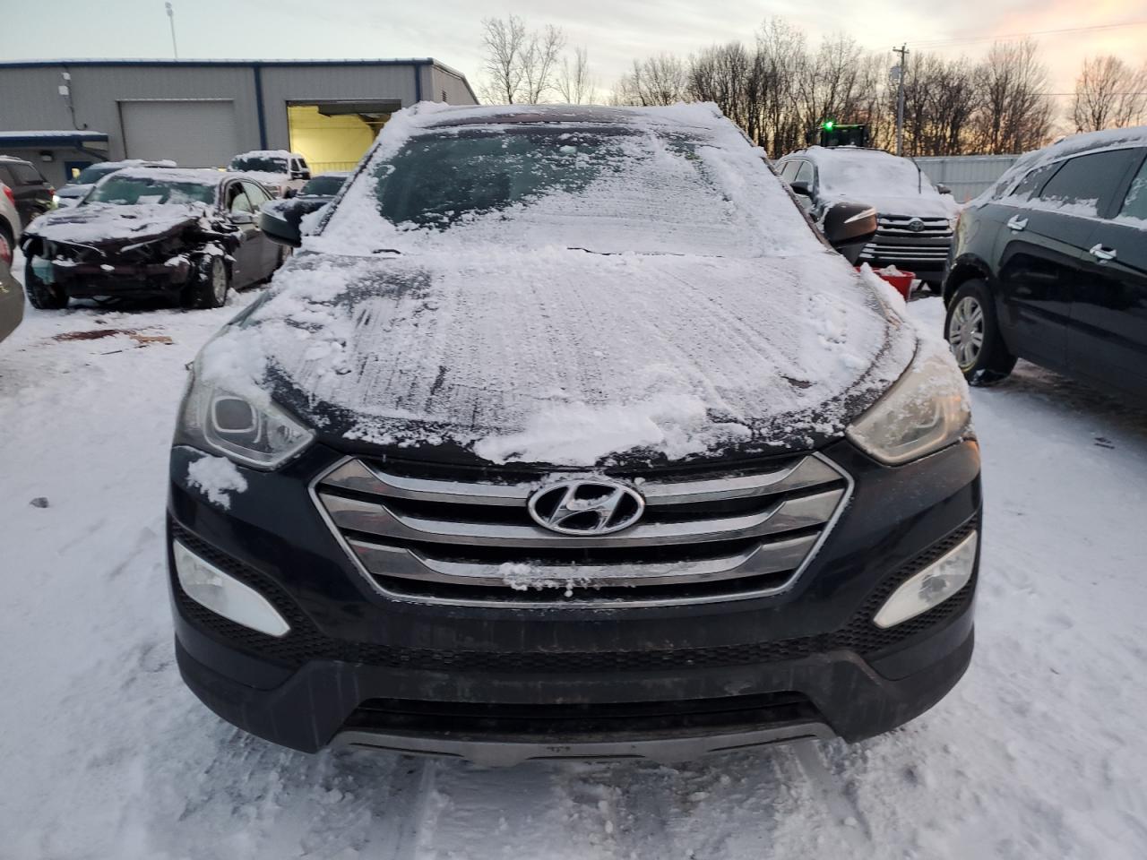 2013 Hyundai Santa Fe VIN 5XYZU3LA3DG053714 Copart auction photo, all over damage thumbnail 5