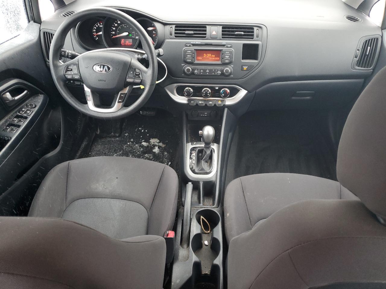 2015 KIA Rio VIN KNADM5A34F6715913 Copart auction photo, front end damage thumbnail 8