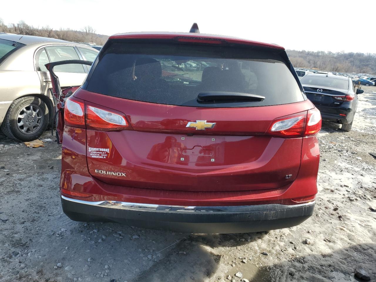 2018 Chevrolet Equinox VIN 3GNAXJEV6JS566188 Copart auction photo, front end / side damage thumbnail 6