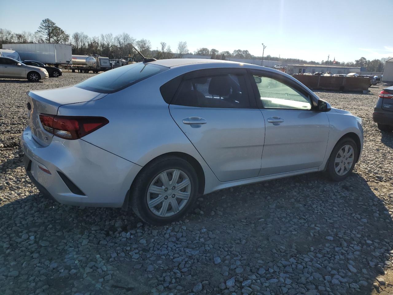 2021 KIA Rio VIN 3KPA24AD5ME402133 Copart auction photo, all over damage thumbnail 3