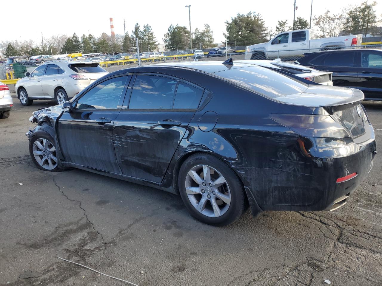 2013 Acura TL VIN 19UUA8F52DA001586 Copart auction photo, biohazard/chemical / front end damage thumbnail 2