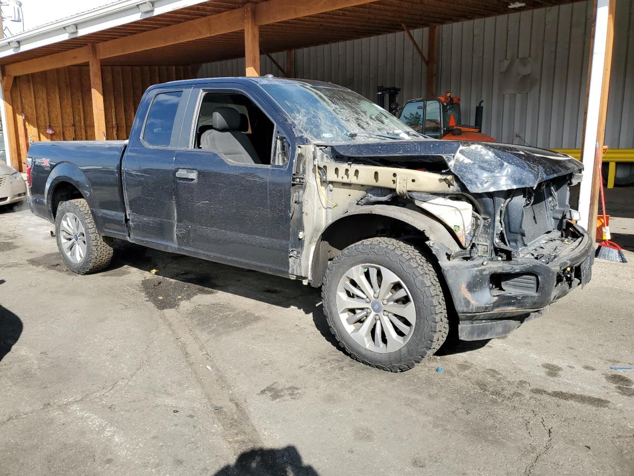 2018 Ford F-150 VIN 1FTEX1EP7JKE36993 Copart auction photo, front end damage thumbnail 4