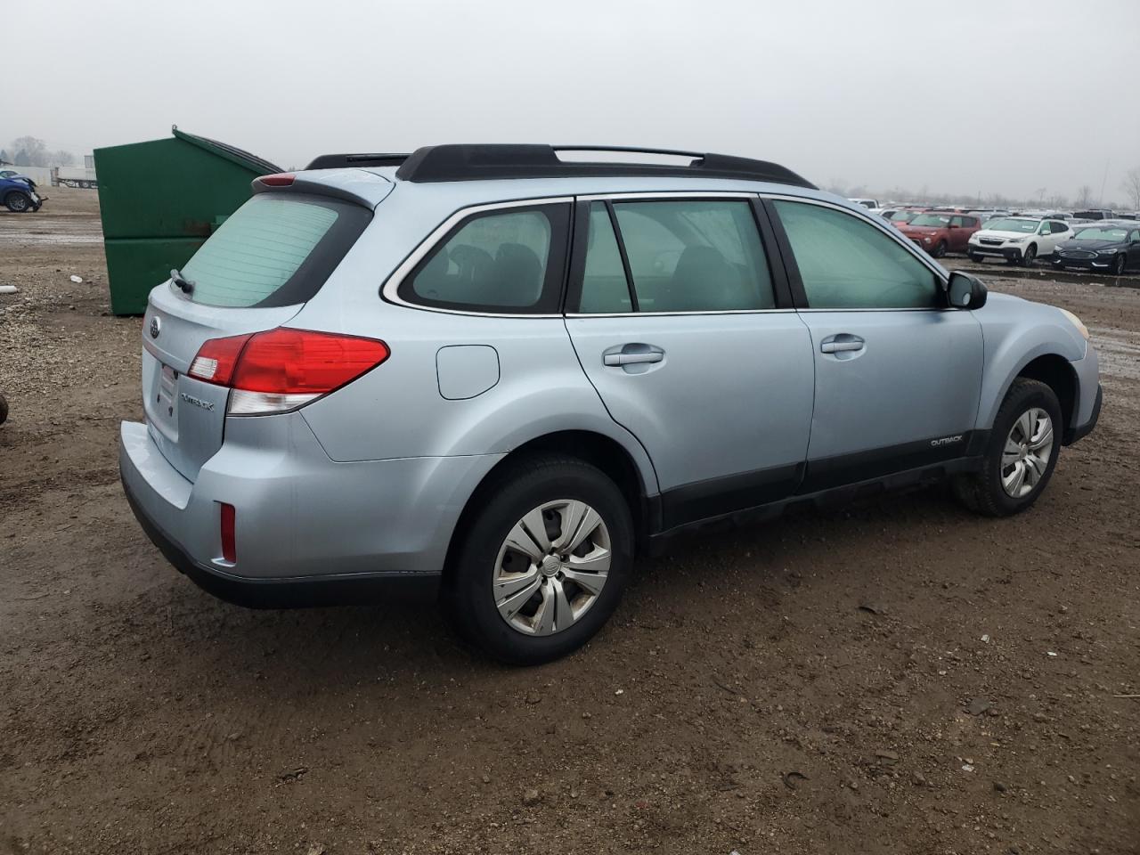 2013 Subaru Outback VIN 4S4BRCAC0D3264702 Copart auction photo, rear end / undercarriage damage thumbnail 3