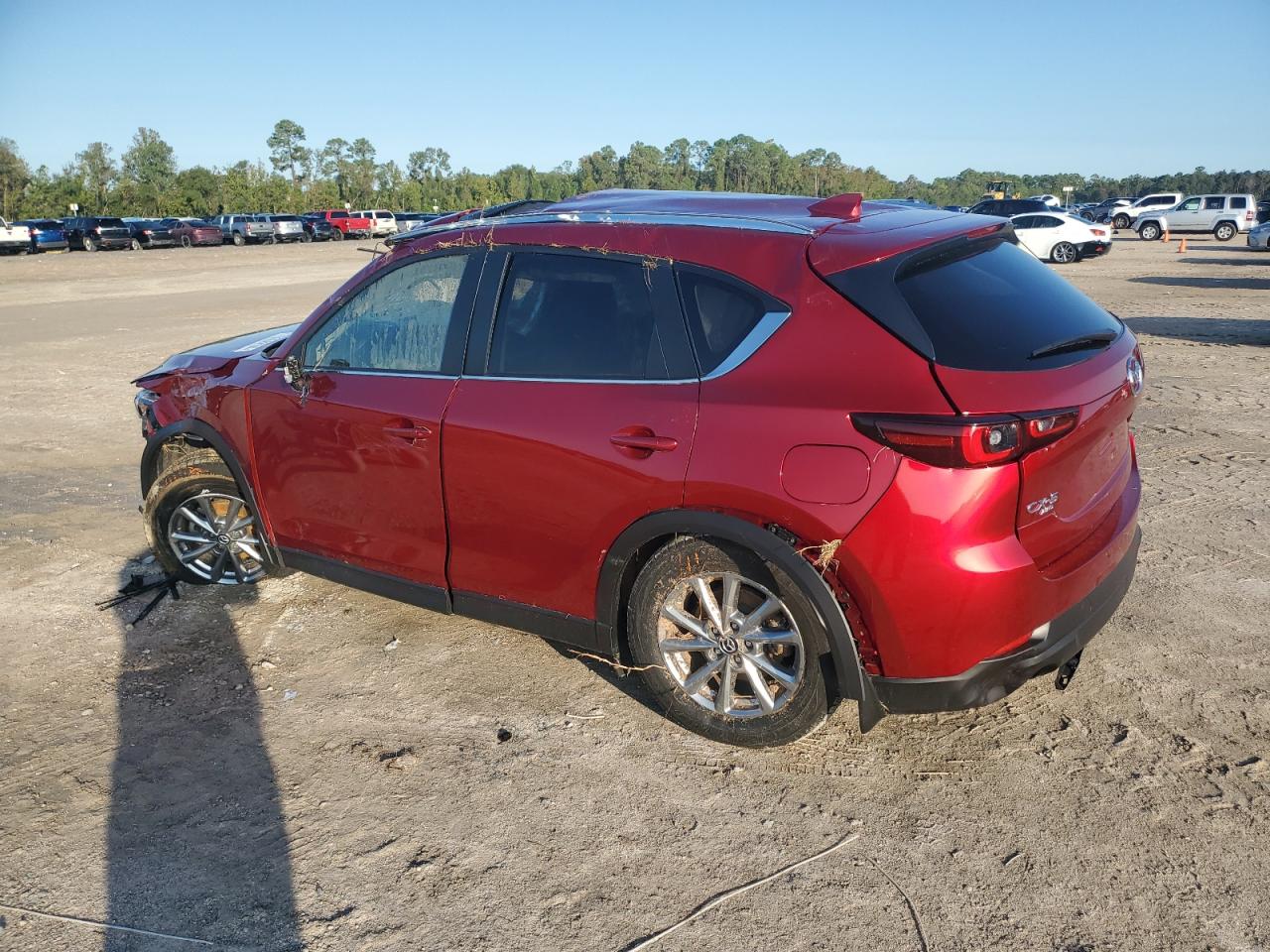2022 Mazda CX-5 VIN JM3KFBCMXN1547688 Copart auction photo, all over damage thumbnail 2