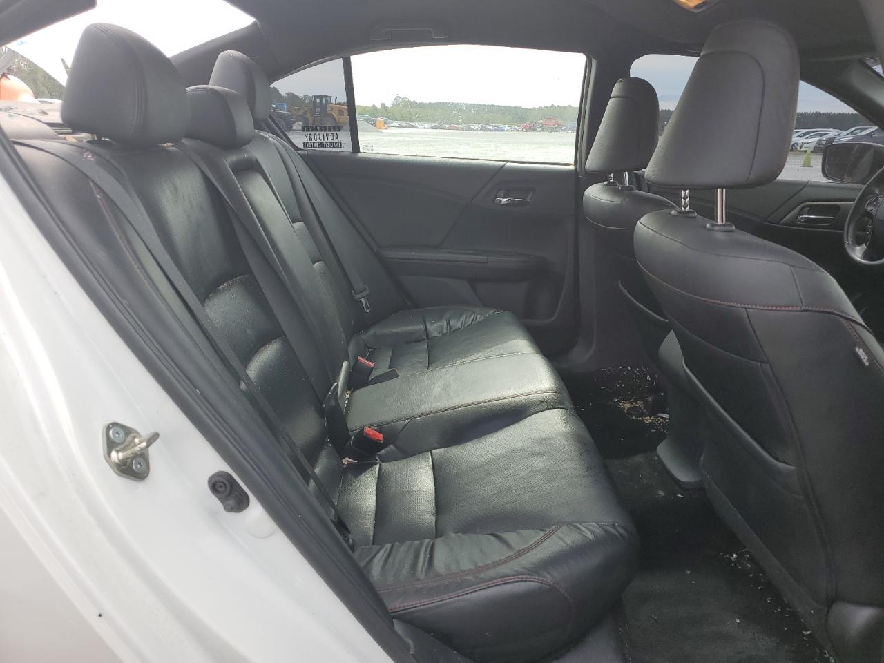 2017 Honda Accord VIN 1HGCR2F10HA261389 Copart auction photo, top/roof damage thumbnail 10