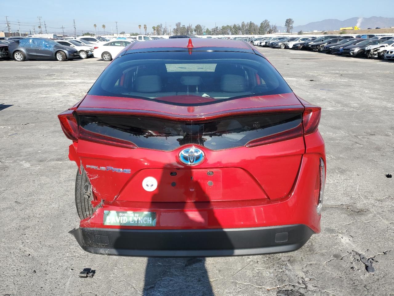 2021 Toyota Prius VIN JTDKAMFPXM3190041 Copart auction photo, rear end / front end damage thumbnail 6
