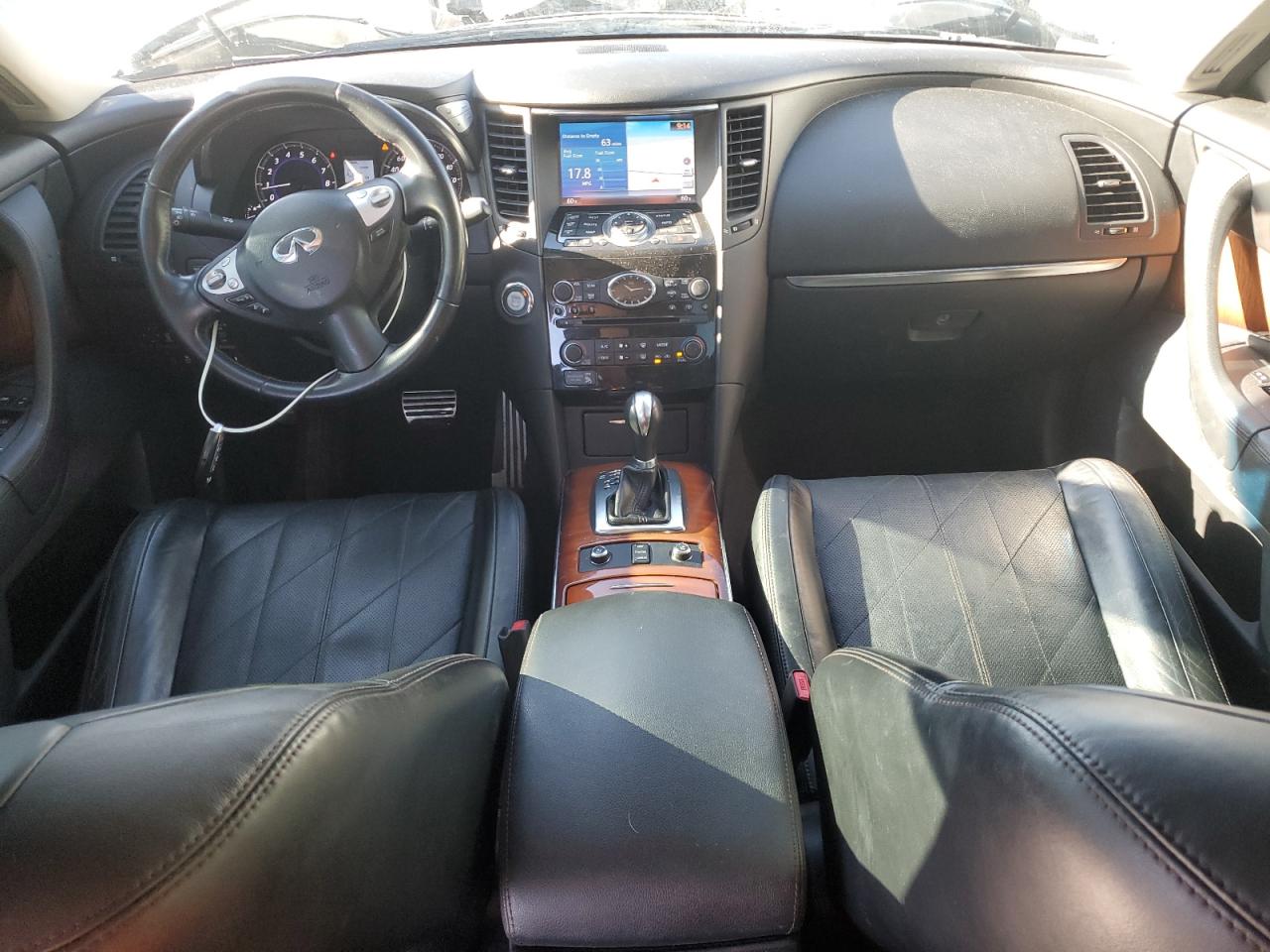 2016 Infiniti QX70 VIN JN8CS1MW5GM750058 Copart auction photo, rear end / side damage thumbnail 8