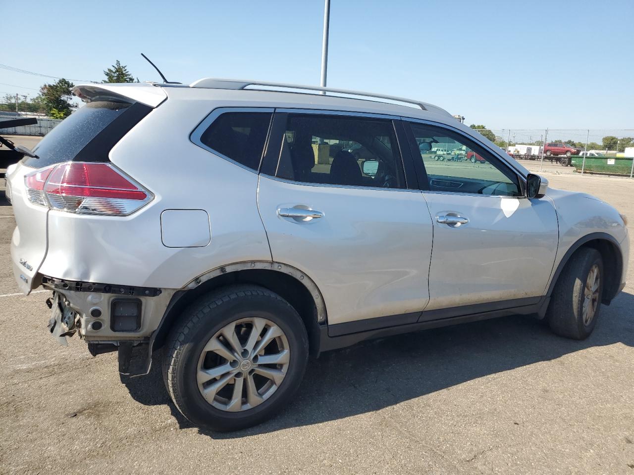 2014 Nissan Rogue VIN 5N1AT2MV4EC765646 Copart auction photo, rear end / front end damage thumbnail 3